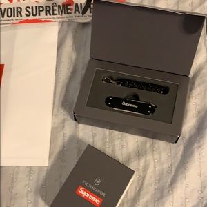 Supreme Victorinox Classic Alox Knife Red